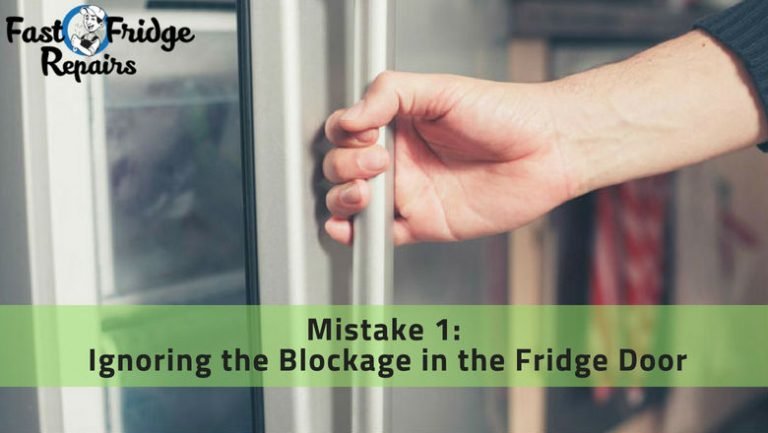Ignoring the Blockage in the Fridge Door