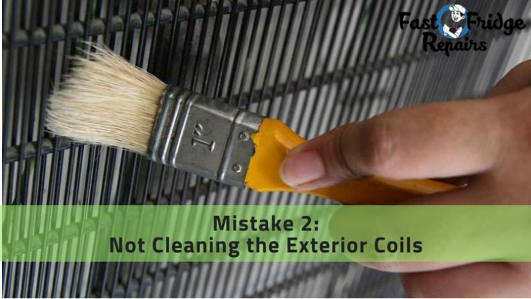 Not Cleaning the Exterior Coils