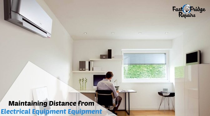 Maintaining Distance From Electrical Equipment