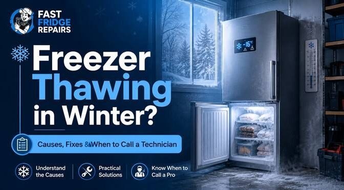 Freezer Thawing in Winter? Why Cold Rooms, Garages and Sheds Can Stop Some Freezers Working