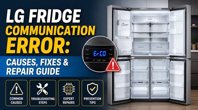 LG Fridge Communication Error – Causes, Fixes and Repair Guide