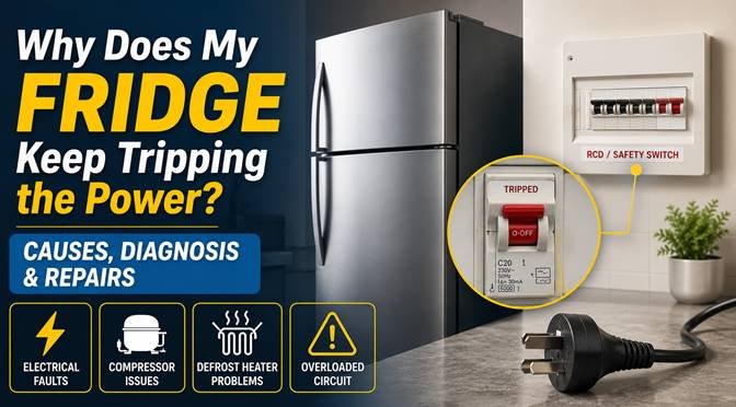 Why Does My Fridge Keep Tripping the Power? Causes, Diagnosis & Repairs