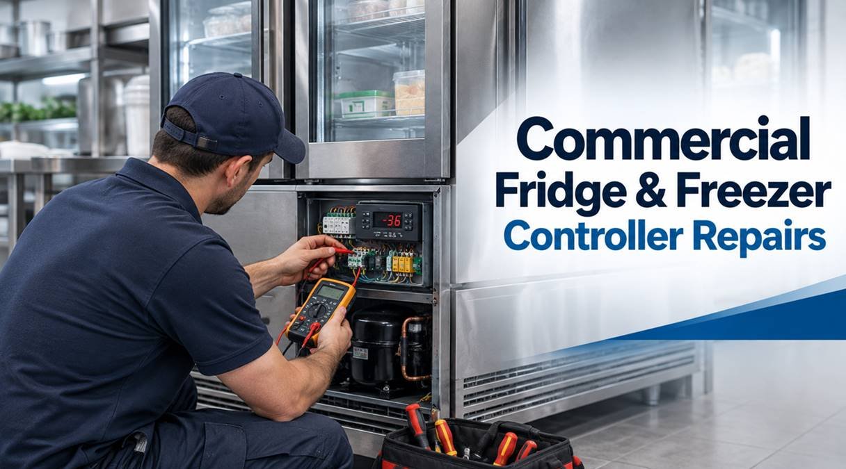 Commercial fridge and freezer digital temperature controller replacement and setup in Sydney